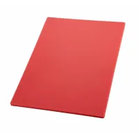Tabla Picar de Polipropileno de 18 x 24 Pulgadas, Roja MASTER CHEF 1824RD