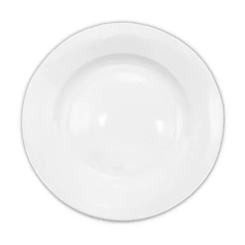 Plato Redondo de Porcelana 26 Centimetros Blanco CATER MAX 14205