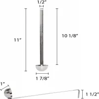 Cucharon de Acero Inoxidable de 2 Piezas Capacidad de 1 Onza THUNDER SLTL002 2