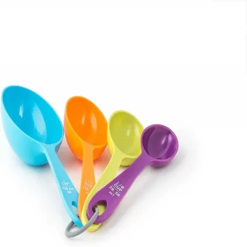 Juego Cucharitas de Medir Plasticas, Colores Surtidos. FOX RUN BRANDS 4842