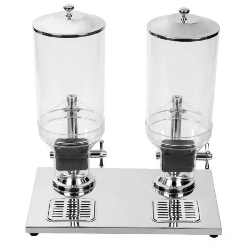 Dispensador de Cereal de 2 Compartimientos de 8 Litros MASTER CHEF 4650355