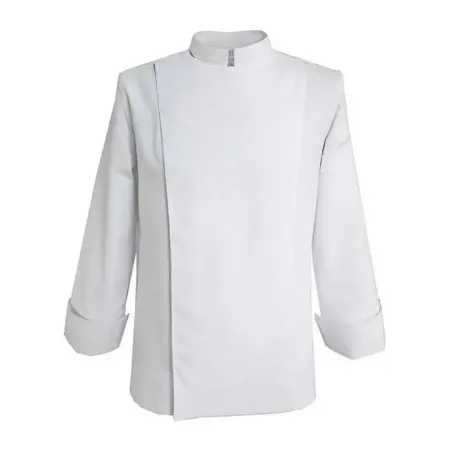 Gabacha Ice Cool de Manga Larga de Color Blanco Talla M CHECKEDOUT CU1123C0200AK-M