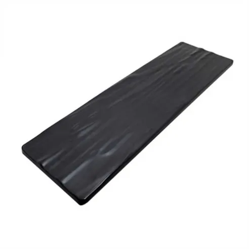 Bandeja Rectangular de Color Negro con Textura de 52.5 x 16 Centimetros MASTER CHEF D300