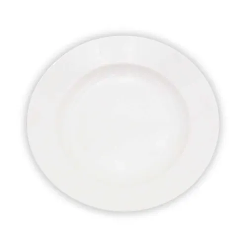 Plato de Sopa de Porcelana de Borde Ancho 11 Pulgadas Blanco ARNI S5902
