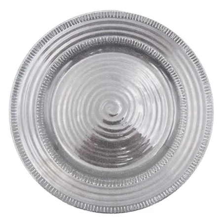 Plato Redondo de Melamina de 10.7 Pulgadas de Color Negro MASTER CHEF B857-BL