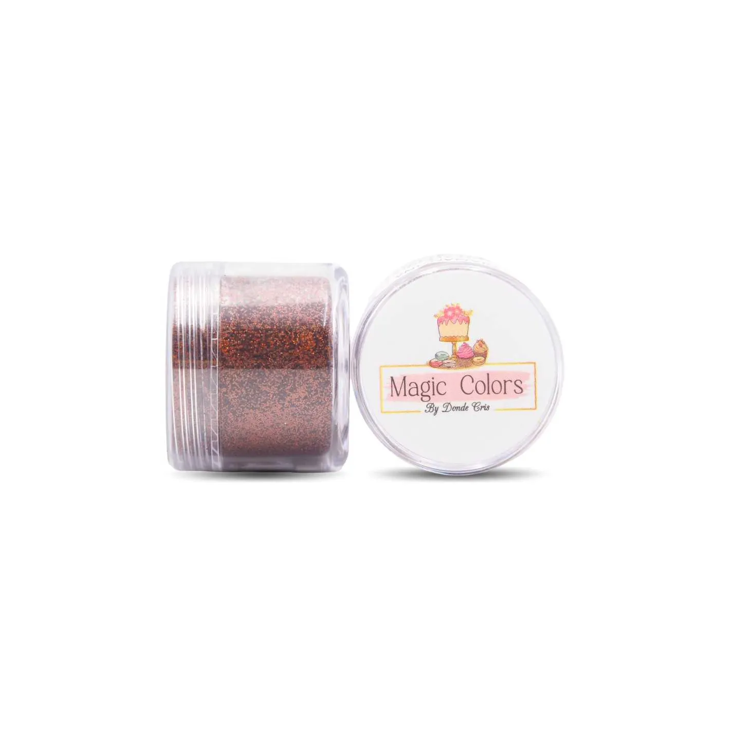 Diamantina Comestible Cafe de 10 Gramos MAGIC COLORS 7443006010438
