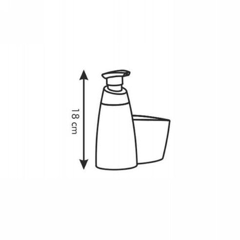 Dispensador de Jabon Liquido de 350 Mililitros con Recipiente TESCOMA 900614