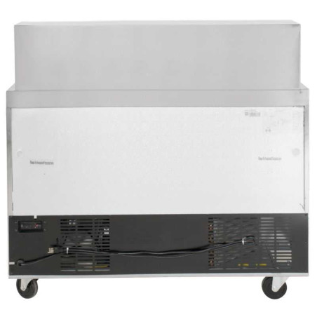 Mesa de Preparacion Mega Top con 2 Puertas de Acero Inoxidable 120 Centimetros U-STAR SCLM2-E-HC