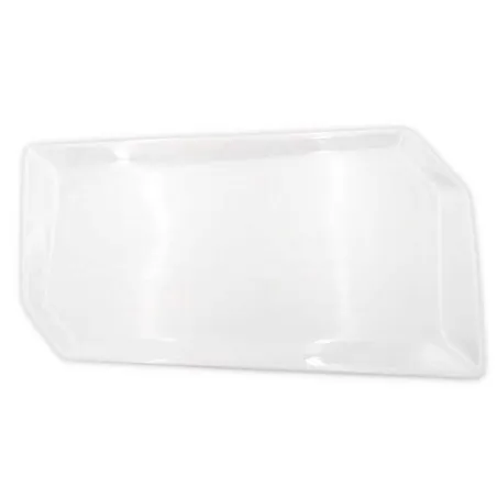 Plato Romboide de Porcelana 35 x 20 Centimetros Blanco CATER MAX 15072-3