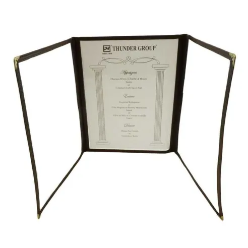 Porta Menu Triple de 8.5 x 11 Pulgadas THUNDER PLMENU-3BL