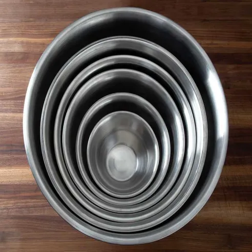 Bowl Mezclador de Acero Inoxidable de 1/2 Cuarto de Galon FOX RUN BRANDS 7325
