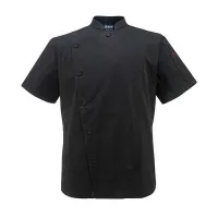 Gabacha Ice Cool de Manga Corta de Color Negro Talla M CHECKEDOUT CU1070D0100AE-M