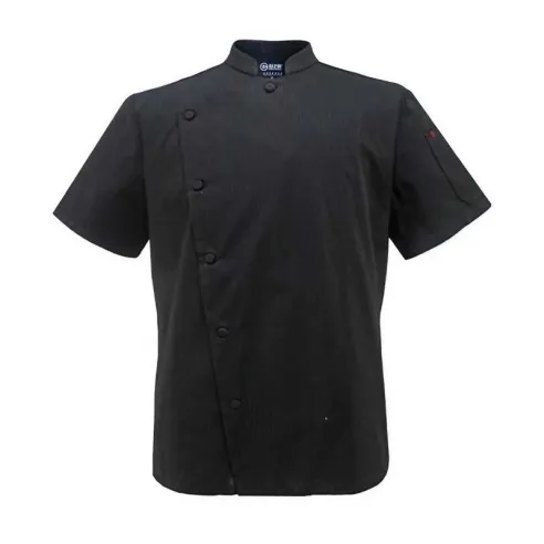 Gabacha Ice Cool de Manga Corta de Color Negro Talla M CHECKEDOUT CU1070D0100AE-M