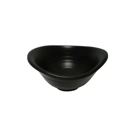 Bowl Ovalado de Melamina de 4.5 Pulgadas, Color Negro  MASTER CHEF WKB048