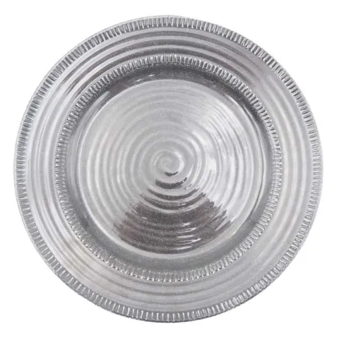 Platon Redondo de Melamina de Color Negro de 8.3 Pulgadas MASTER CHEF B856-BL
