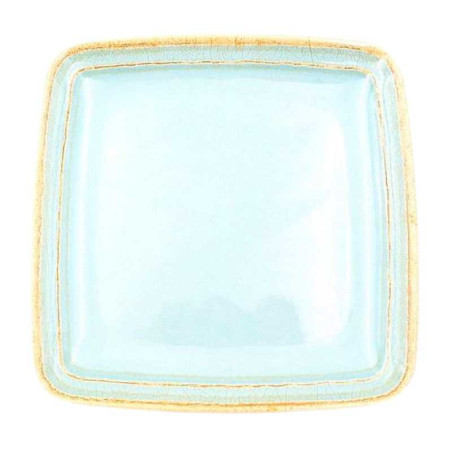 Plato Cuadrado de Melamina de Color Verde Claro de 7.5 Pulgadas MASTER CHEF B791