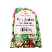 Confitillo Merry Christmas de 100 Gramos MAGIC COLORS 7443006010056