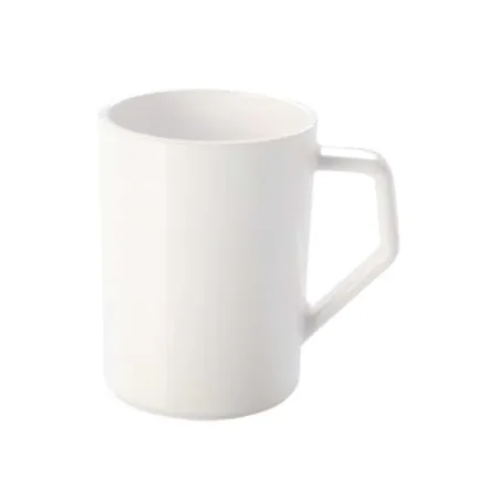 Taza de Melamina de 240 Mililitros, Color Blanco MASTER CHEF D176