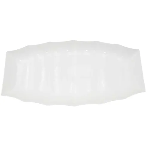 Plato Bambu de Porcelana 20 Pulgadas Blanco ARNI C0652