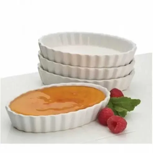 Ramekin Ovalados de 4 Onzas, Set de 4 Unidades BONJOUR 53351