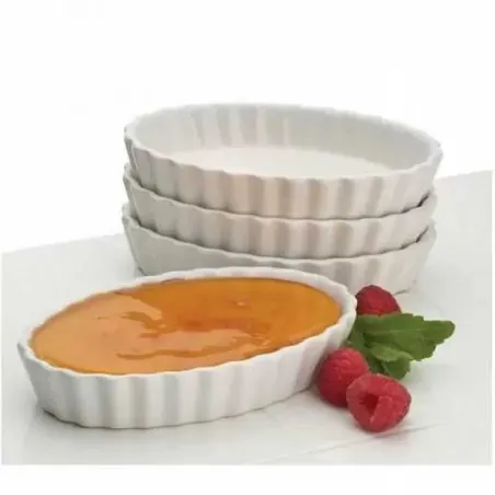 Ramekin Ovalados de 4 Onzas, Set de 4 Unidades BONJOUR 53351