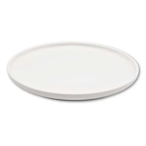 Plato Redondo Leave de Porcelana 10.25 Pulgadas Blanco ARNI C1014