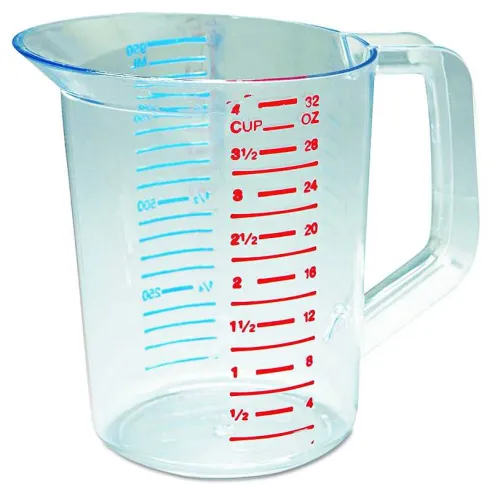 Taza Gravada para Medir de Policarbonato de 1 Quarto RUBBERMAID FG321600CLR