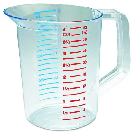 Taza Gravada para Medir de Policarbonato de 1 Quarto RUBBERMAID FG321600CLR