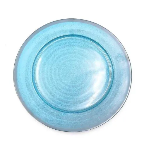 Plato Redondo Coupe de Melamina de 10.5 Pulgadas de Color Verde MASTER CHEF B924-GN