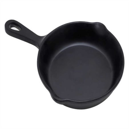 Sarten de Melamina de 6.5 Pulgadas de Color Negro MASTER CHEF D381