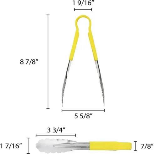Pinza de Acero Inoxidable de 9 Pulgadas de Color Amarilla THUNDER SLTG810Y