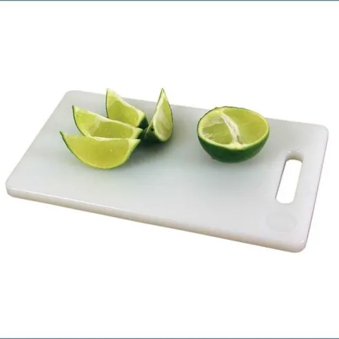 Tabla de Picar de Policarbonato de Color Blanco de 25 x 35 x 1 Centimetros MASTER CHEF 3525-00 WHITE