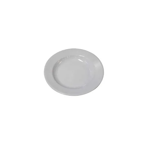 Plato Hondo de Melamina de 9 Pulgadas de Color Blanco MASTER CHEF MD902090-2-WHITE