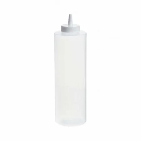 Botella de Salsas Transparente de 24 Onzas MASTER CHEF SBC-24