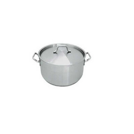 Olla Brazier de Acero Inoxidable de 15.1 Cuartos con Tapa  MASTER CHEF BRA-15