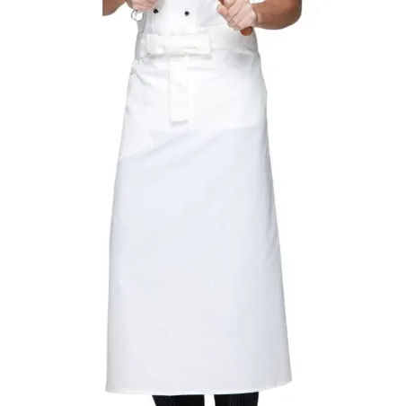 Delantal Medio de Color Blanco CHECKEDOUT U302S0200A