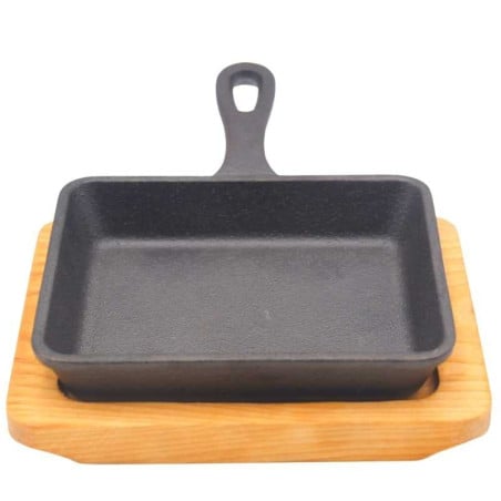 Mini Sarten Rectangular de 12.5 x 10.6 x 2.4 Centimetros MASTER CHEF 246A