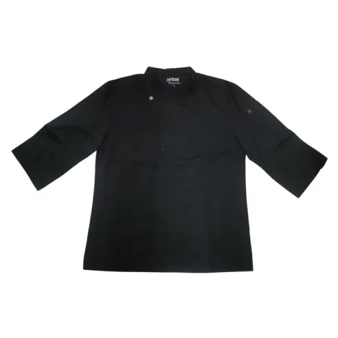 Gabacha Ejecutiva de Manga de 3/4 de Color Negro Talla M CHECKEDOUT CU110Z0100F-M