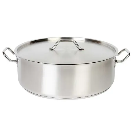 Olla Brazier Acero Inoxidable con Tapa 25 qts THUNDER SLSBP4025