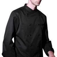Gabacha de Color Negro Talla L CHECKEDOUT U157C0100C-L