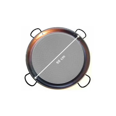 Paellera de Hierro Pulido de 90 Centimetros / 50 Plazas VAELLO 0190