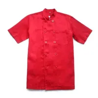 Gabacha de Manga Corta con Botones Rojos Talla M CHECKEDOUT CU104D0400E-M