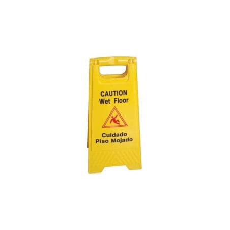 Senal de Seguridad de Plastico de Piso Mojado de 24 x 12 Pulgadas. THUNDER PLWFC024