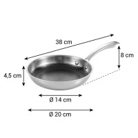 Sarten de Acero Inoxidable de 8 Pulgadas TESCOMA 780550 2