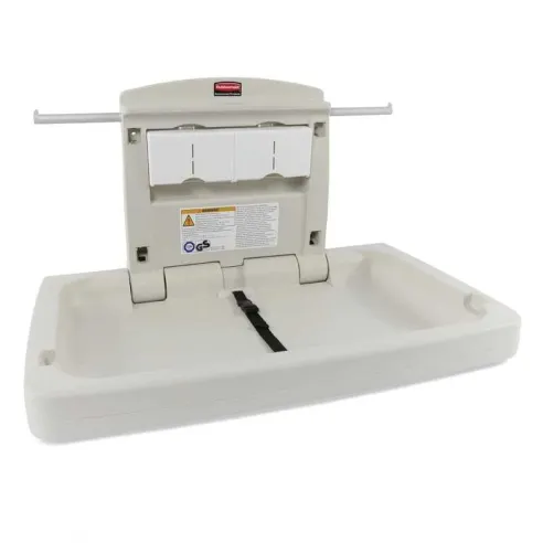 Cambiador para Bebe Horizontal, Color Plateado RUBBERMAID FG781888LPLAT