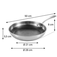 Sarten de Acero Inoxidable de 11 Pulgadas TESCOMA 780558 2