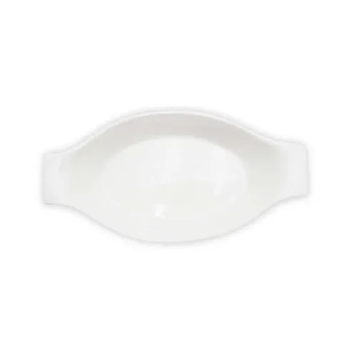 Plato Gratin Ovalado de Porcelana 9.5 Pulgadas Blanco ARNI S0562