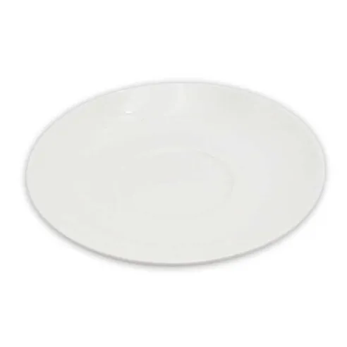 Plato Taza para Capuccino de Porcelana 5.75 Pulgadas Blanco ARNI S1487