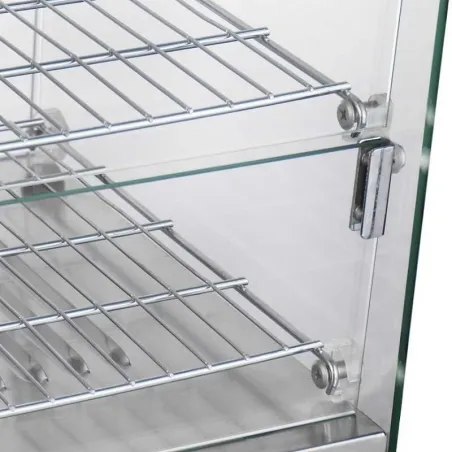 Urna Caliente Recta de 2 Niveles de 56 x 36 x 38 Centimetros QUANTUM PRO HDR250C