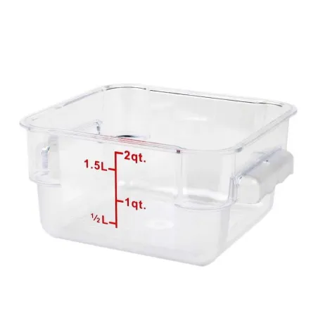 Contenedor Cuadrado de Policarbonato de 2 Litros THUNDER PLSFT002PC
